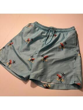 Y2K Club Room Parrot Bathing Suit, Sized Small- NO LINING